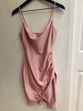 Windsor Satin Cowl Neck Slip Dress